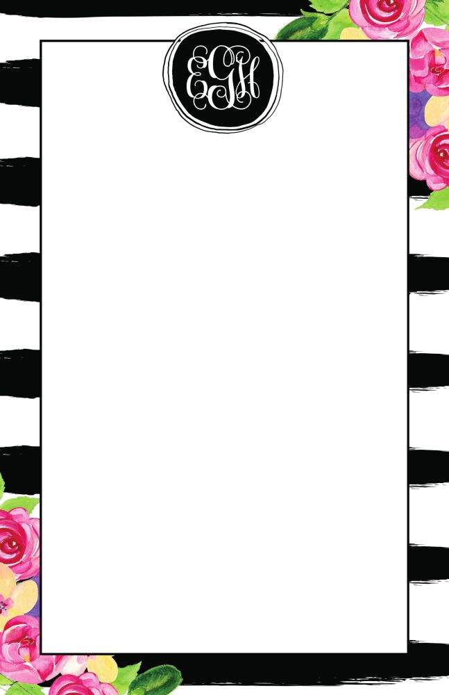 Floral Notepad