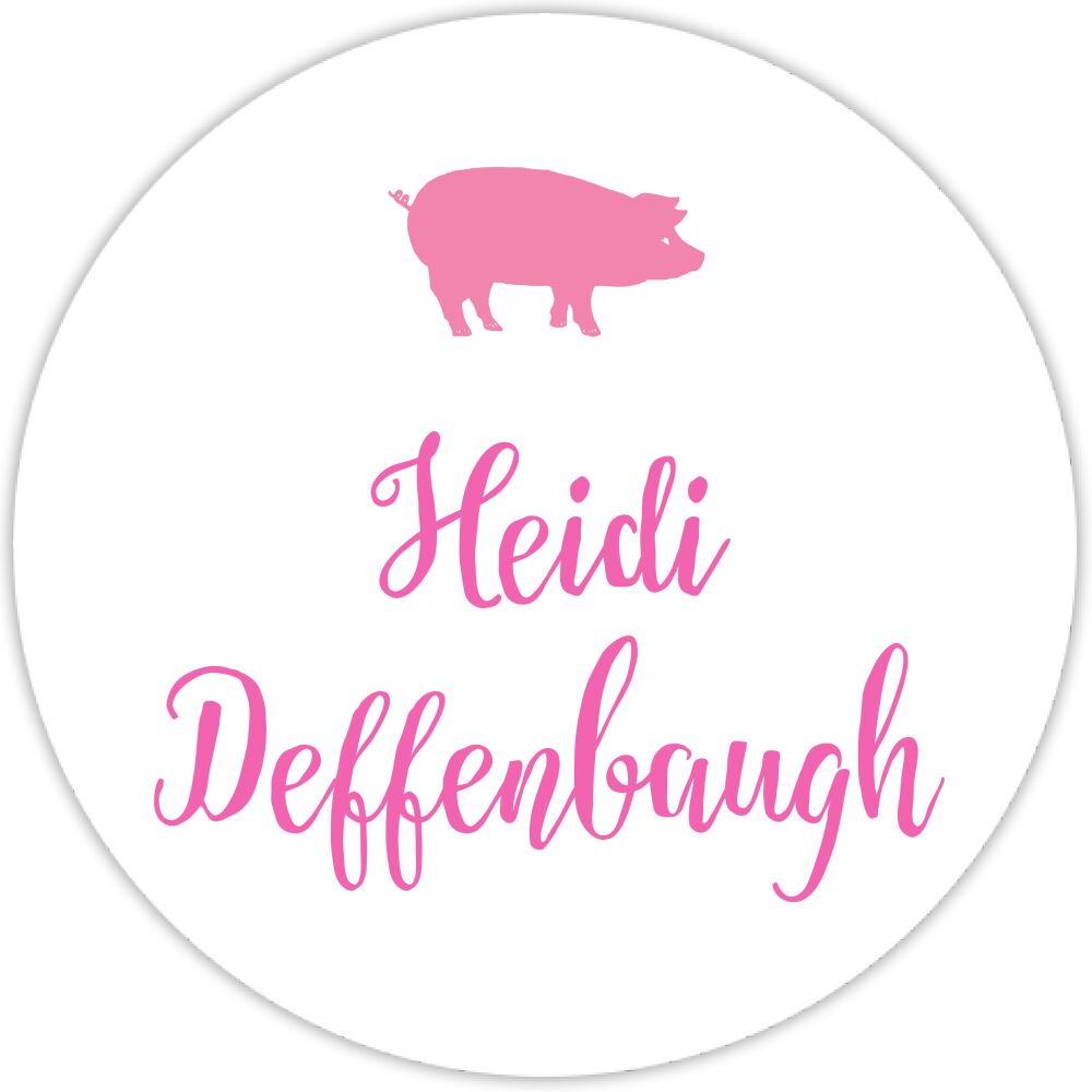 Pig Water-Resistant Label