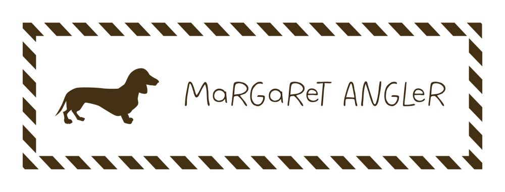 Dachshund Water-Resistant Label