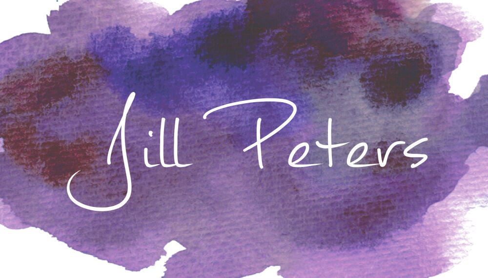 Purple Watercolor Enclosure Card