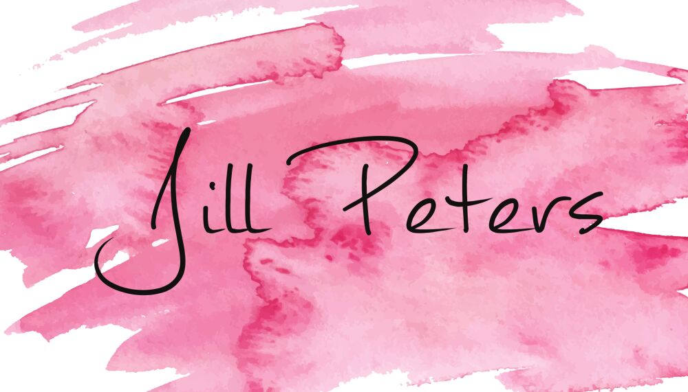 Pink Watercolor Enclosure Card