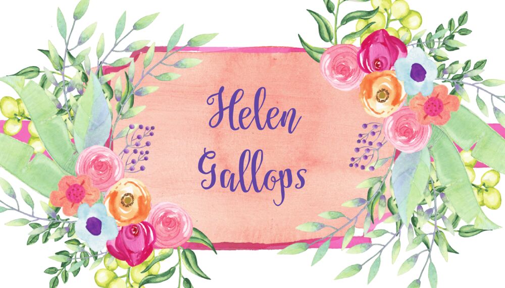 Floral Enclosure Card