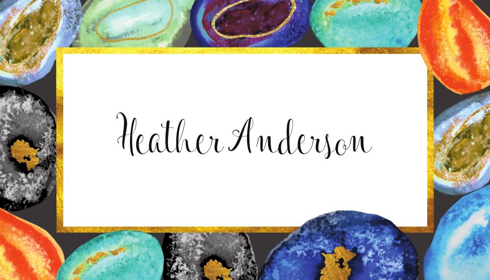 Agate Stones Enclosure Card