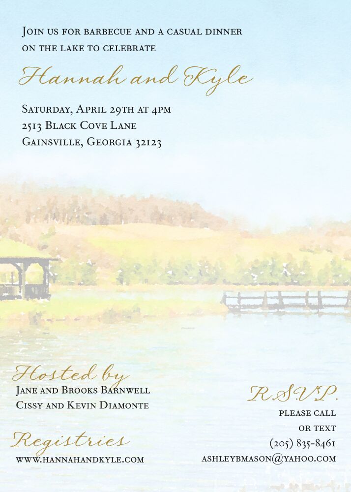 Waterfront Invitation