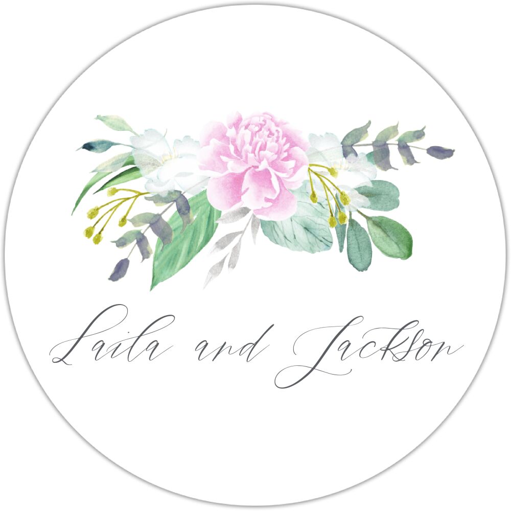 Tender Floral Gift Sticker