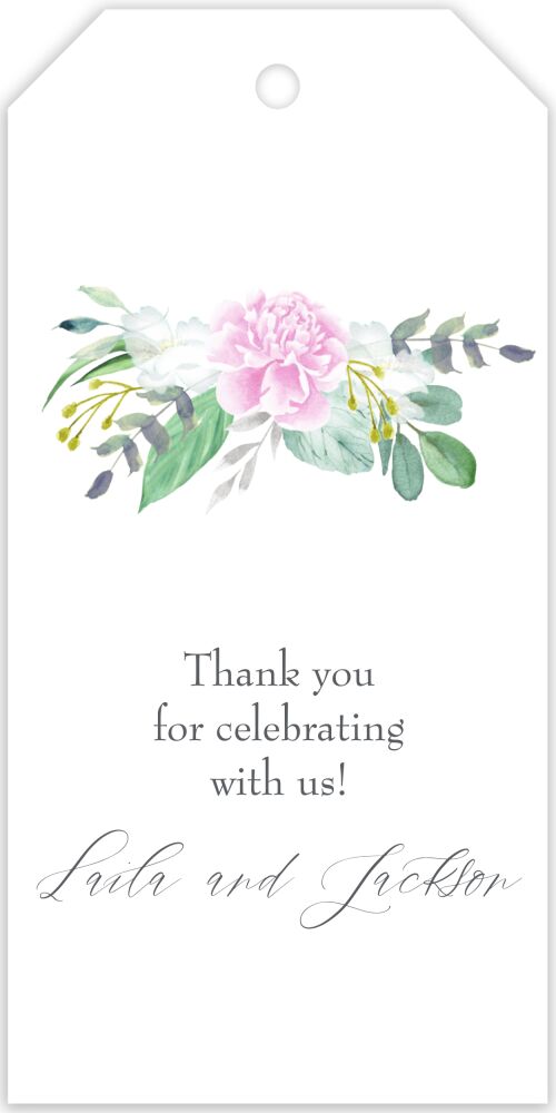 Tender Floral Hanging Gift Tag