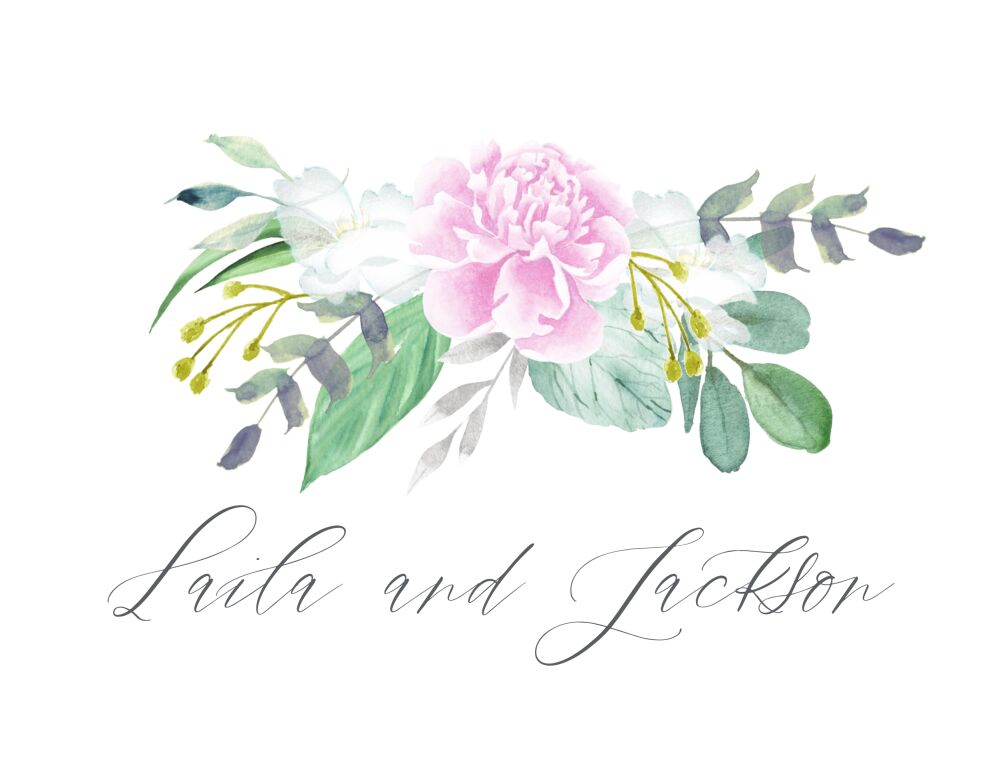 Tender Floral Folded Note