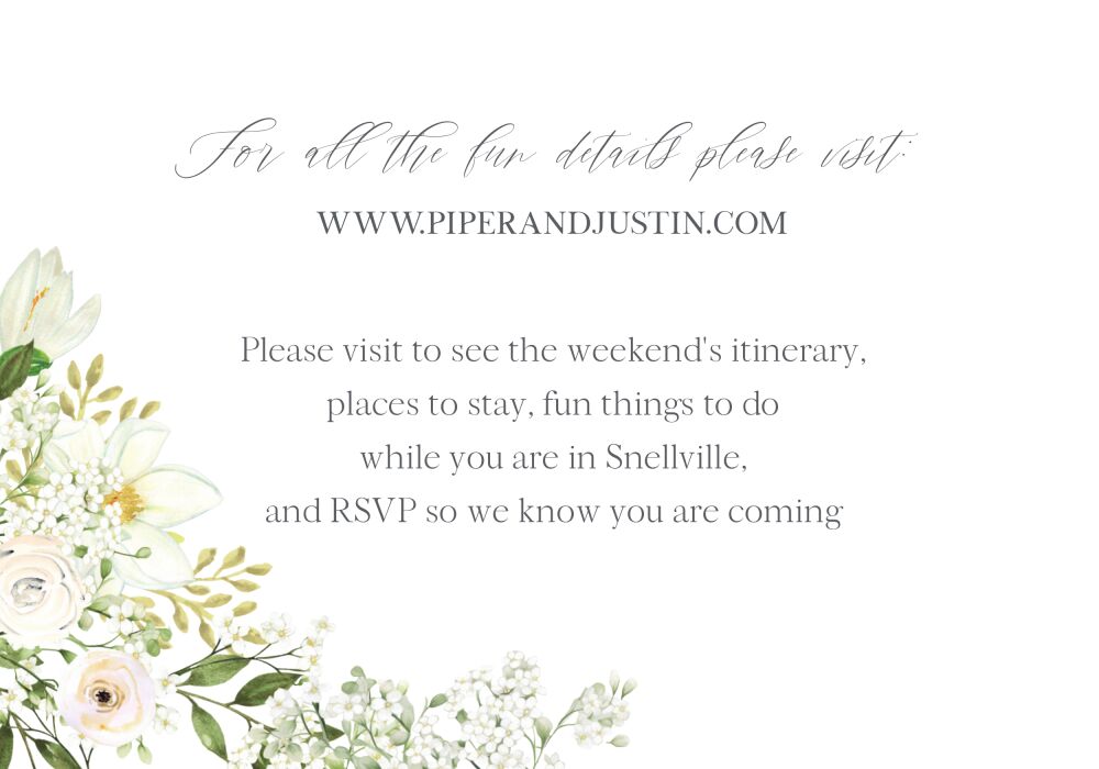 White Garden Accessory Card
