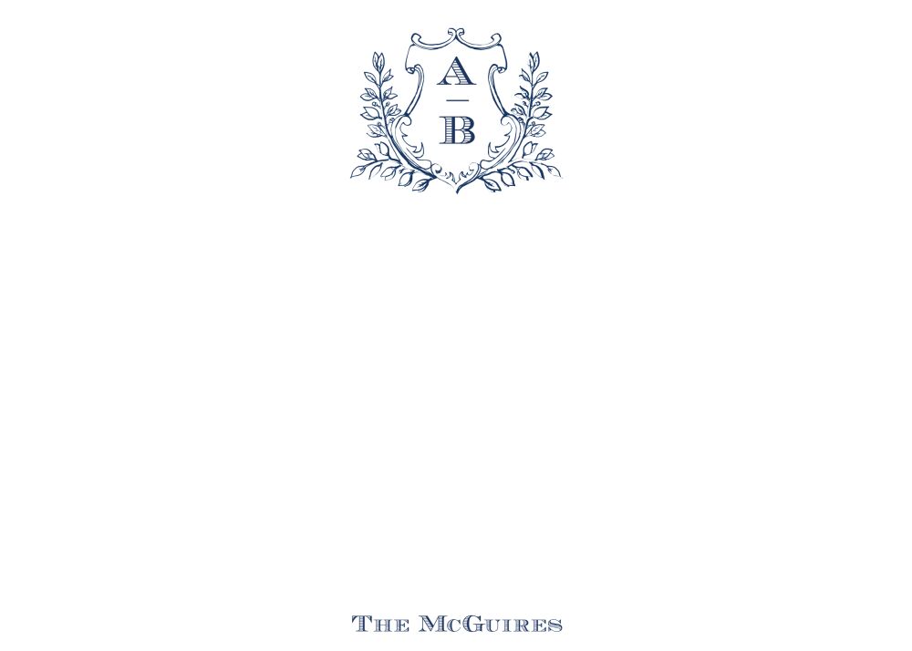 Crest Motif 17 Flat Note