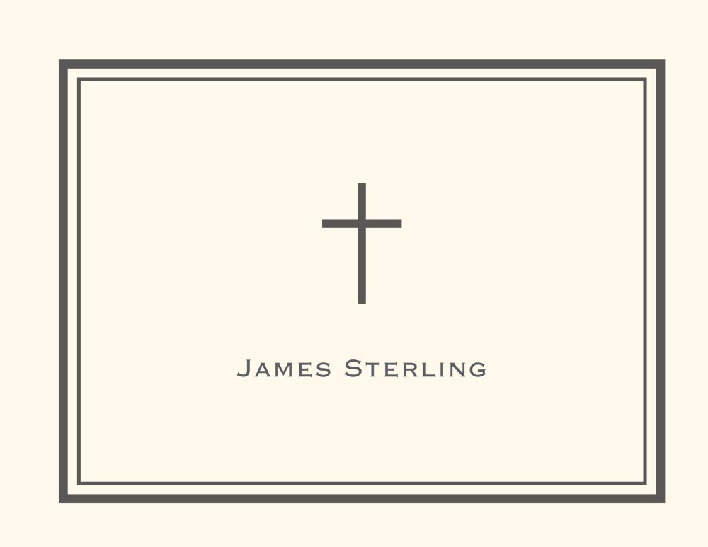 Cross Folded Note