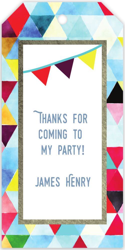 Watercolor Hanging Gift Tag