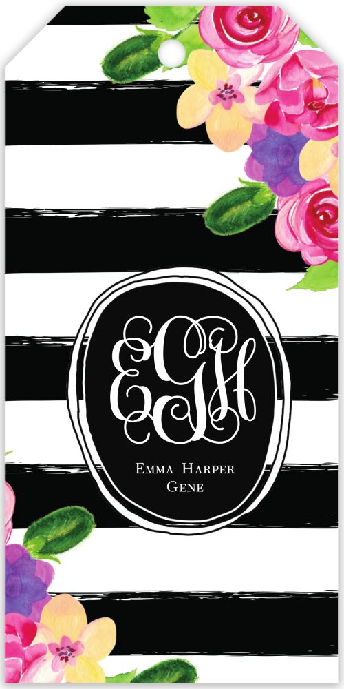 Floral Hanging Gift Tag
