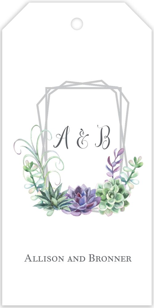 Crest Motif 23 Hanging Gift Tag