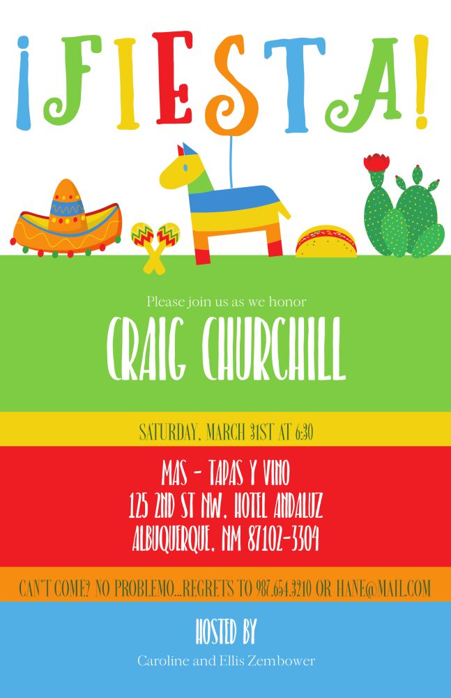 Vivido Fiesta Invitation