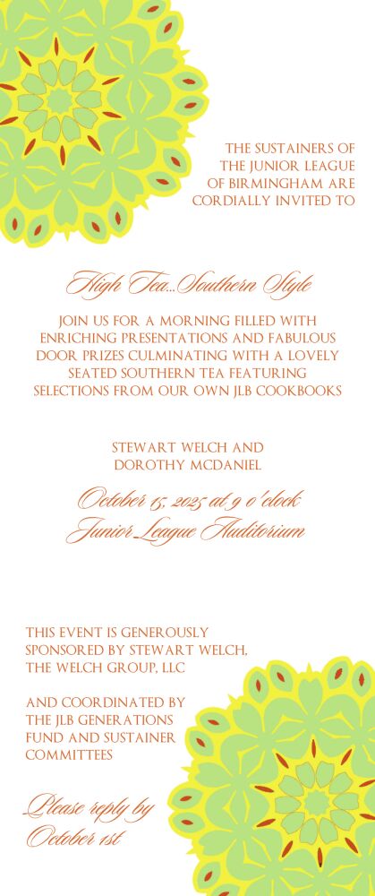 Floral Invitation