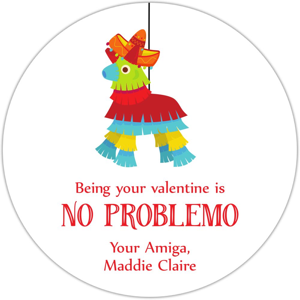 Fiesta Valentine Gift Sticker