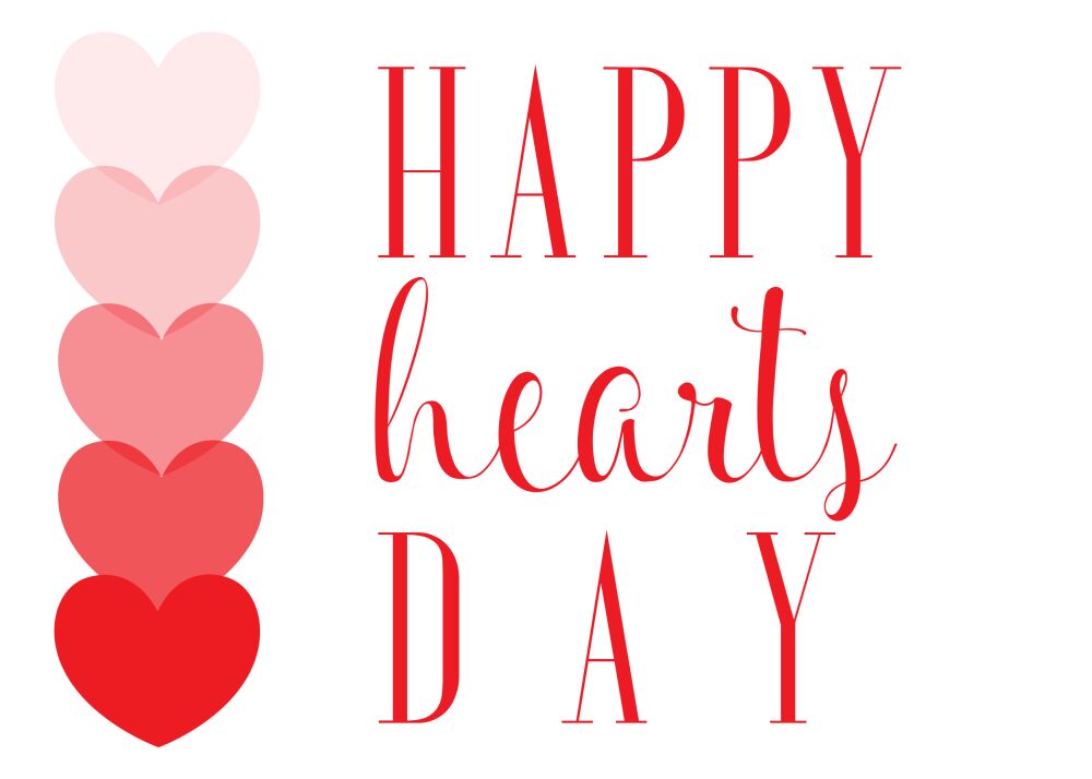 Happy Hearts Day Valentine Card