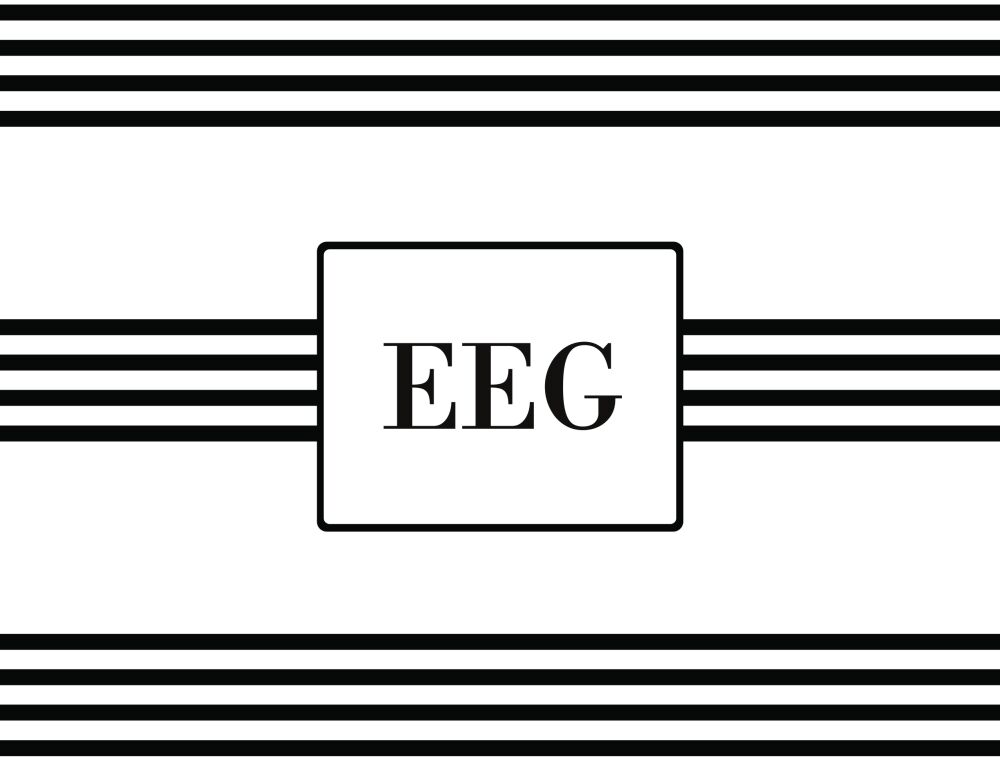 Racing Stripes Folded Note