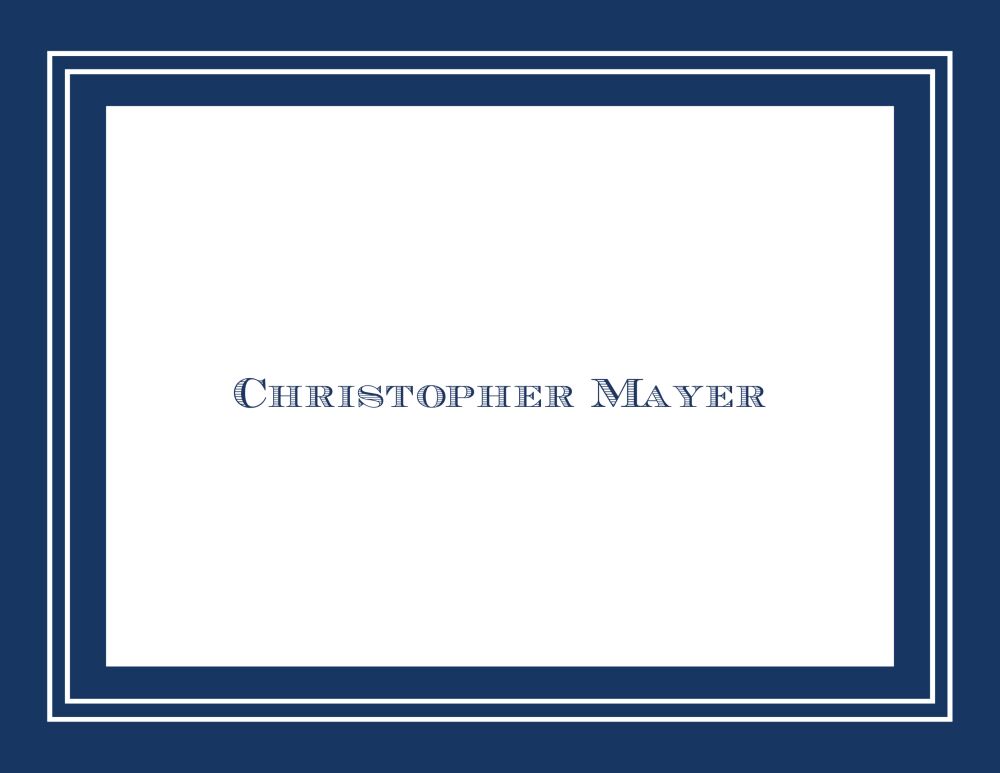 Layered Border Folded Note 