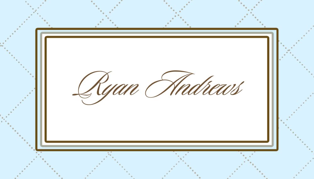 Blue Dots Enclosure Card