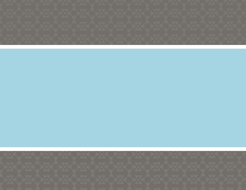 Blue Band Folded Notecard