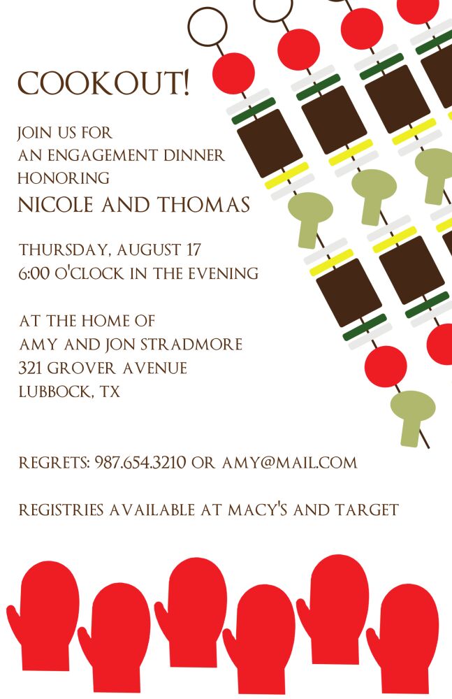 Cookout Invitation