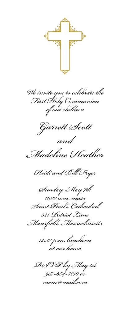 Cross invitation