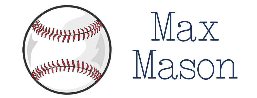 Baseball Water-resistant Label