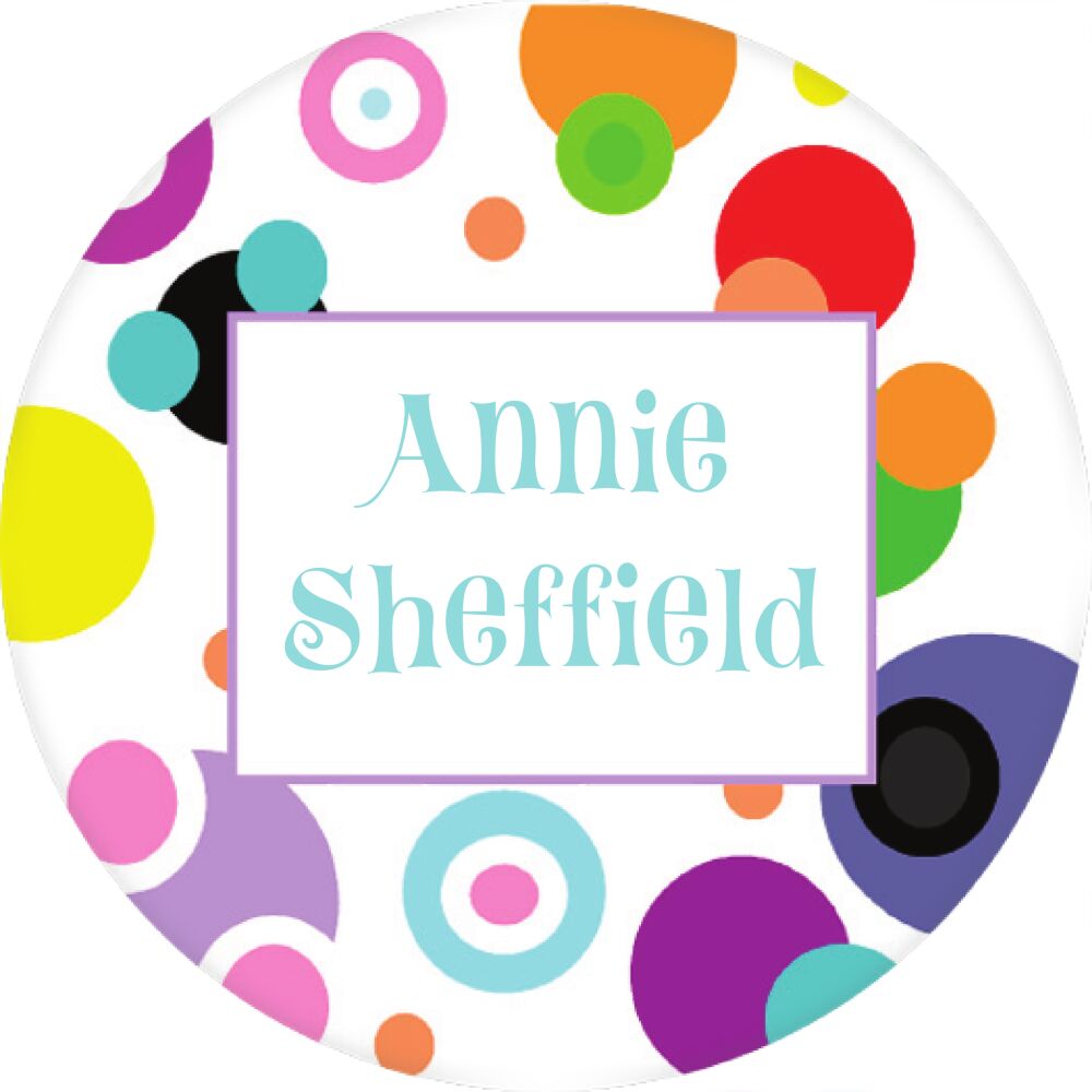 Fun Dots Water-resistant Label