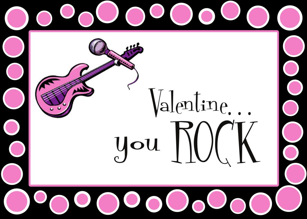 Rockin' Valentine Cards