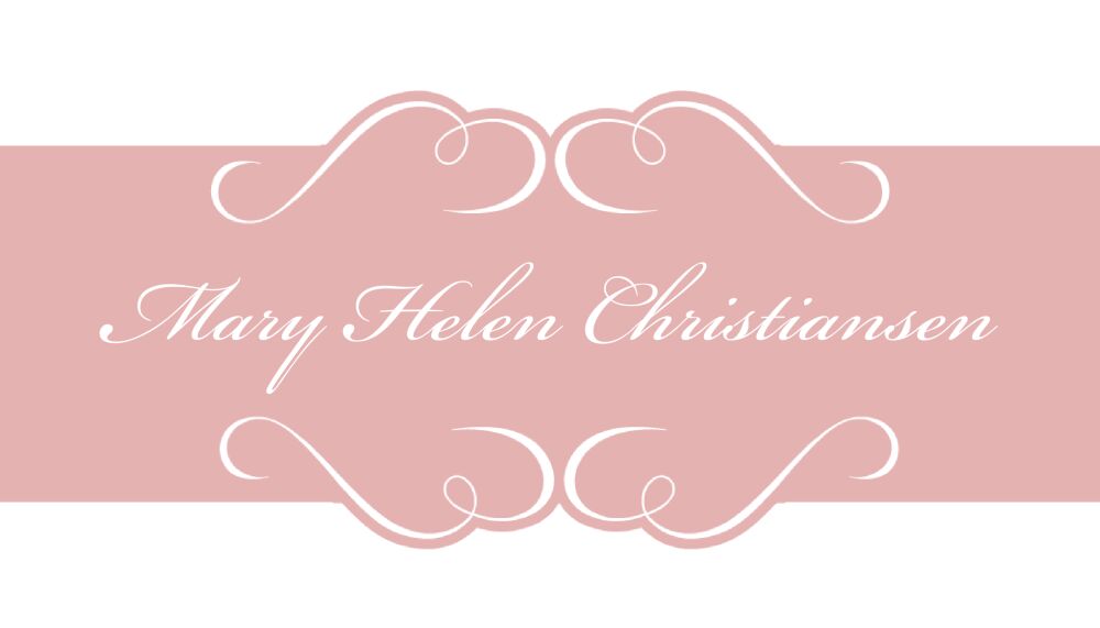 Pink Band Gift Sticker 