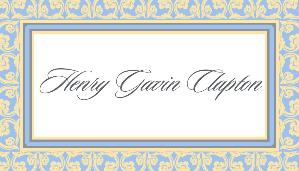 Elegant Scrollwork Gift Sticker 