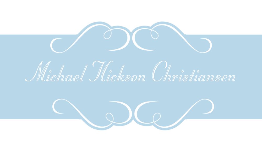 Blue Band Enclosure Card