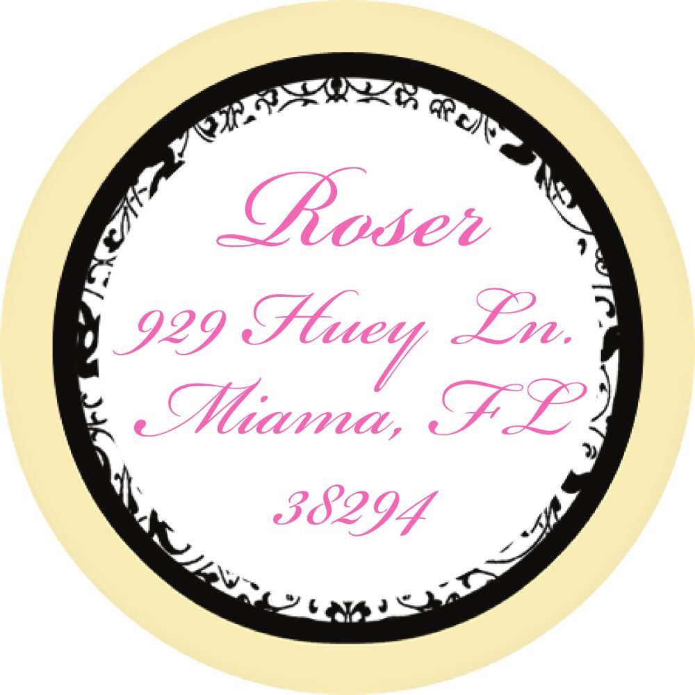 Lacey Circle Return Address Label