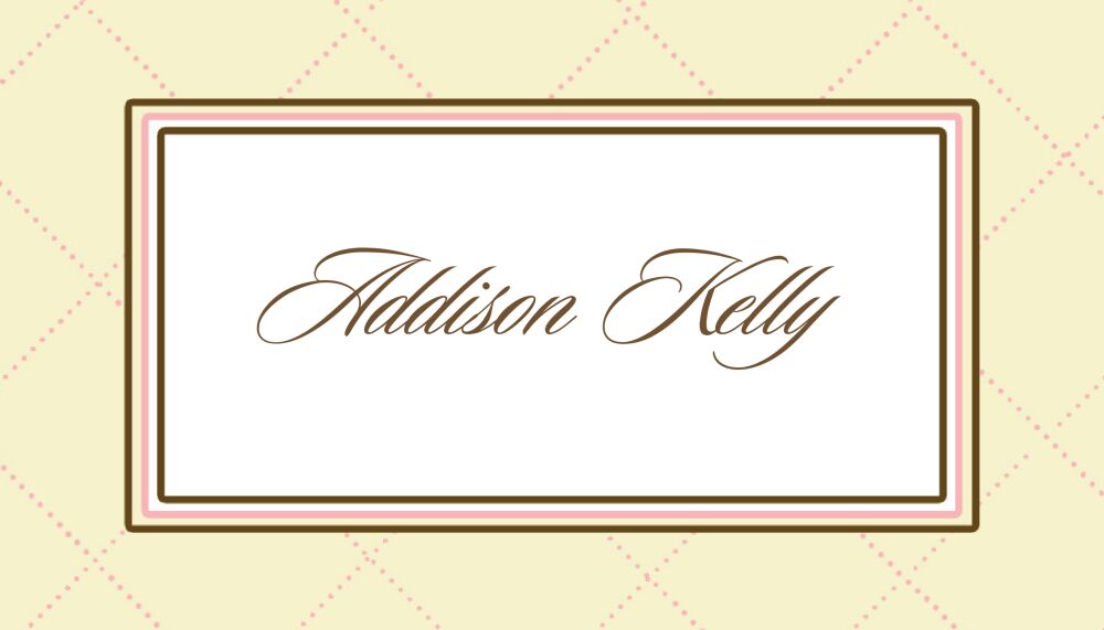 Cream Quilted Gift Sticker 