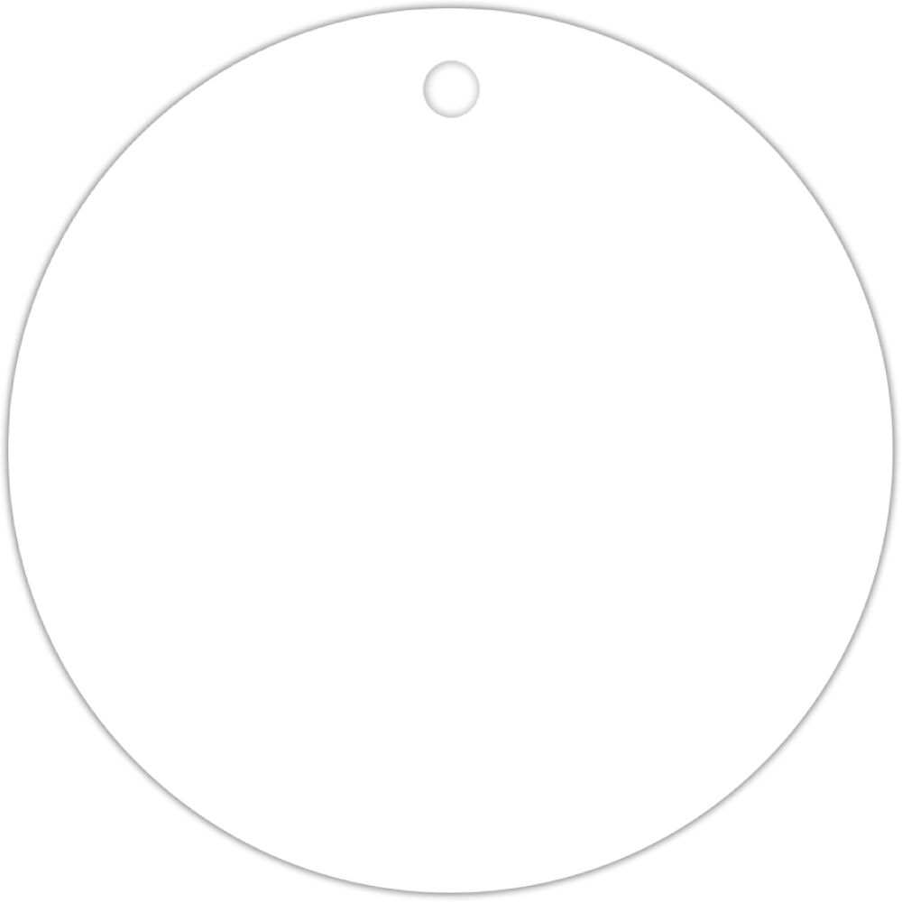 DIY 3 Inch Round Hanging Gift Tag