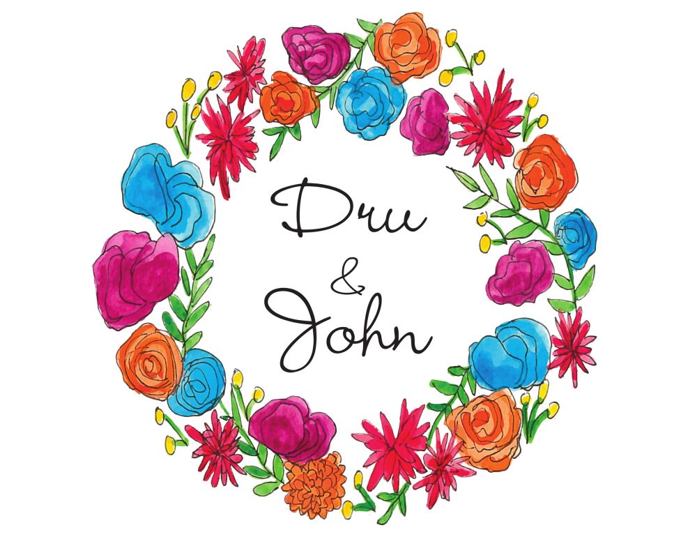 Viva Florals Folded Note