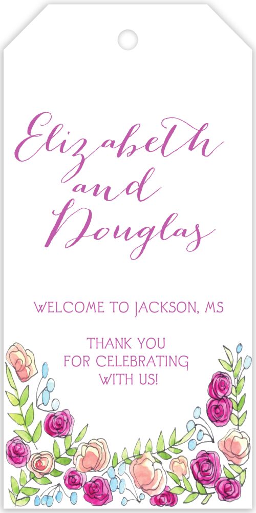 Sweet Pink Hanging Gift Tag