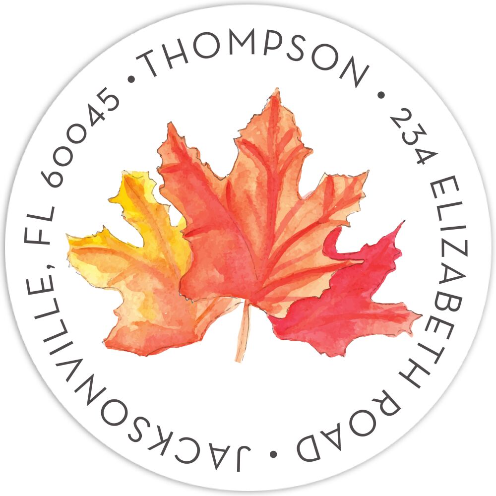 Maple Leaves Sticker