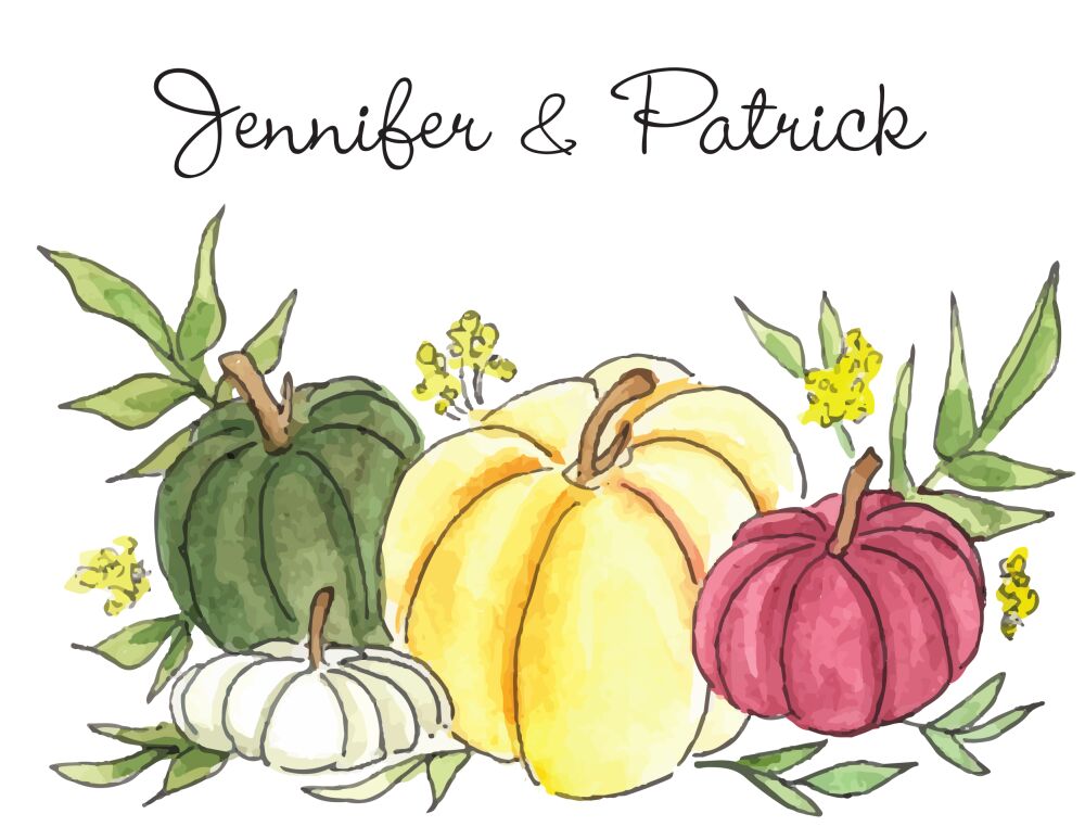 Pumpkin Patch Folded Note | FOLDED