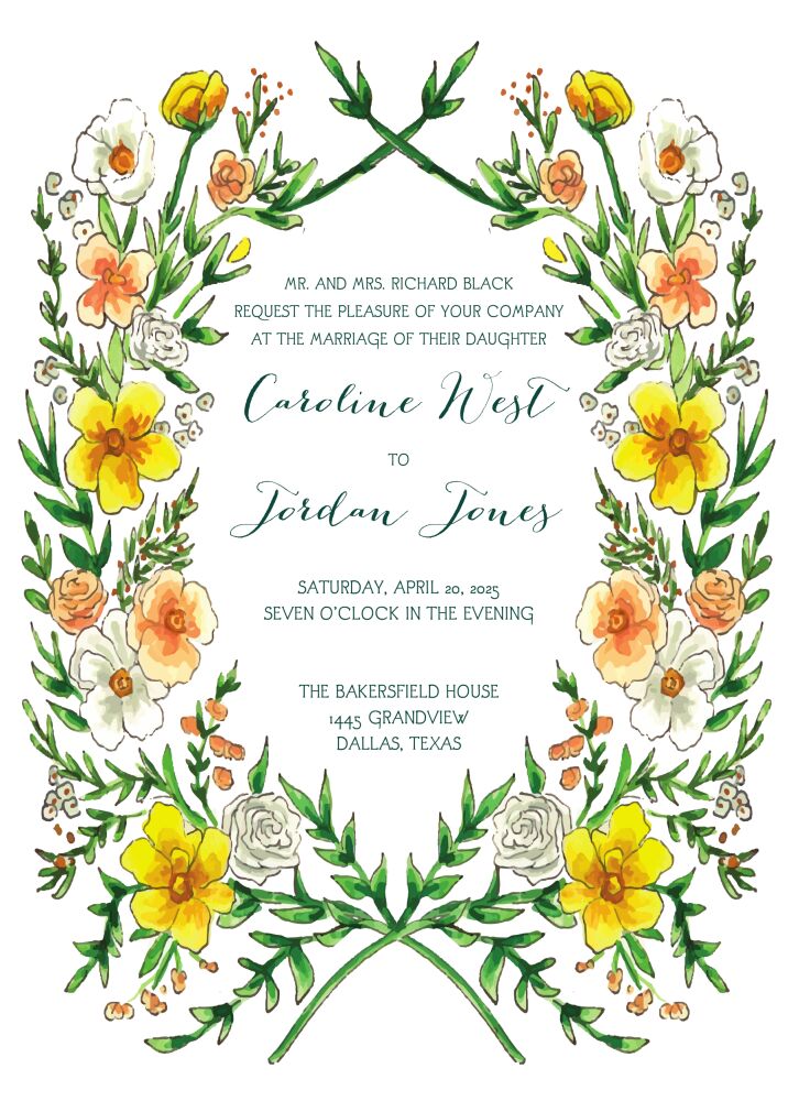 Soft Floral Trellis