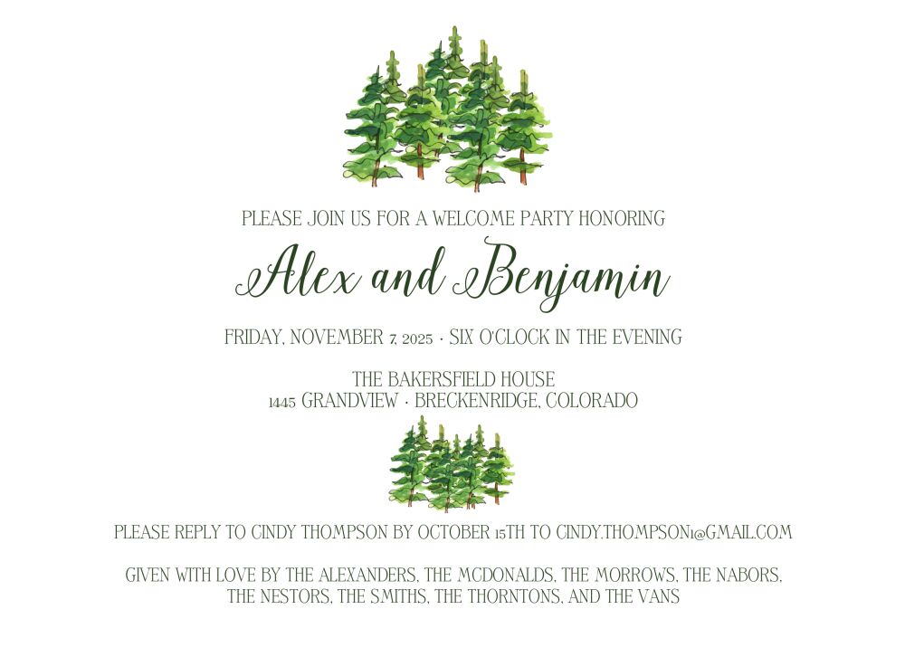 Mountain Trees
