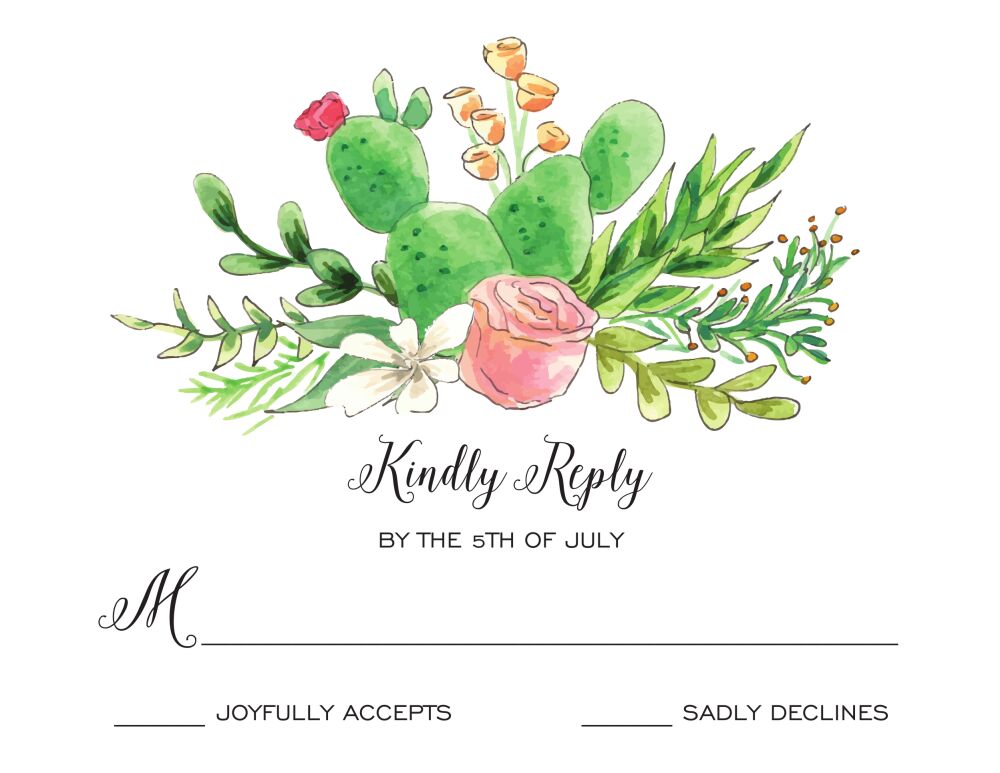 Rose and Cactus