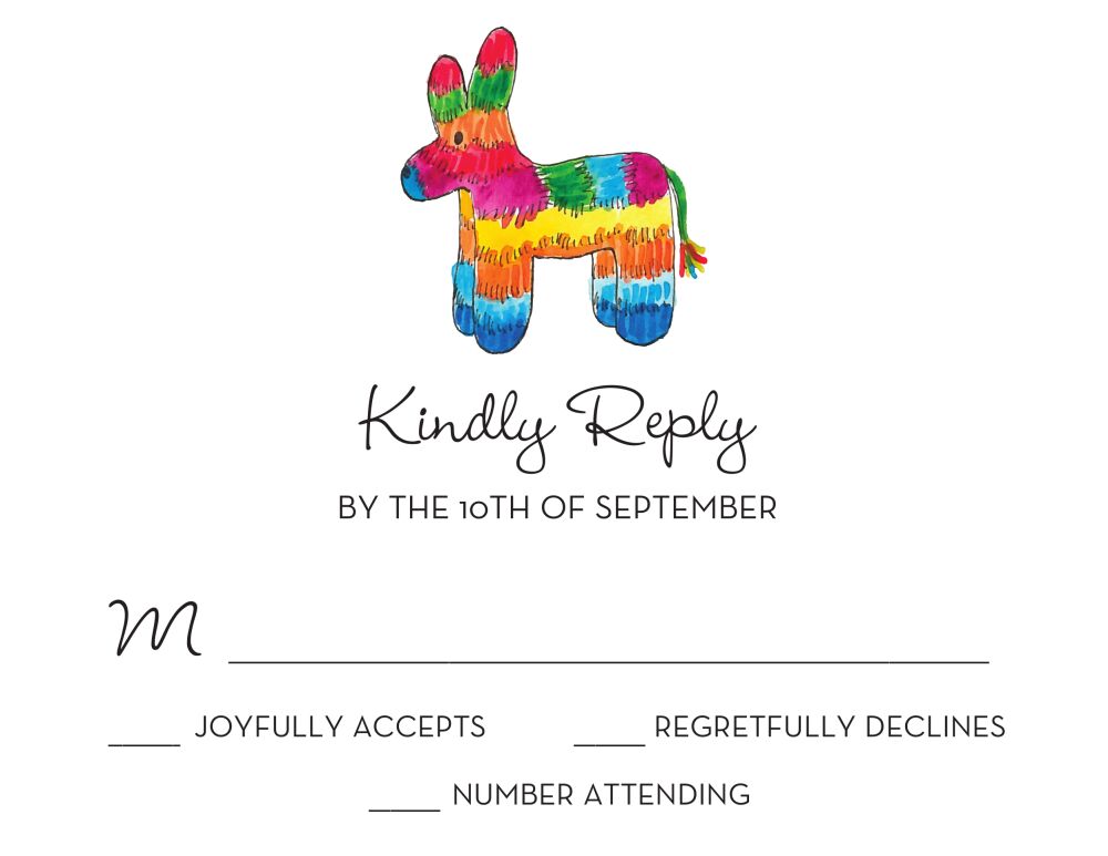 Viva Florals Reply Card