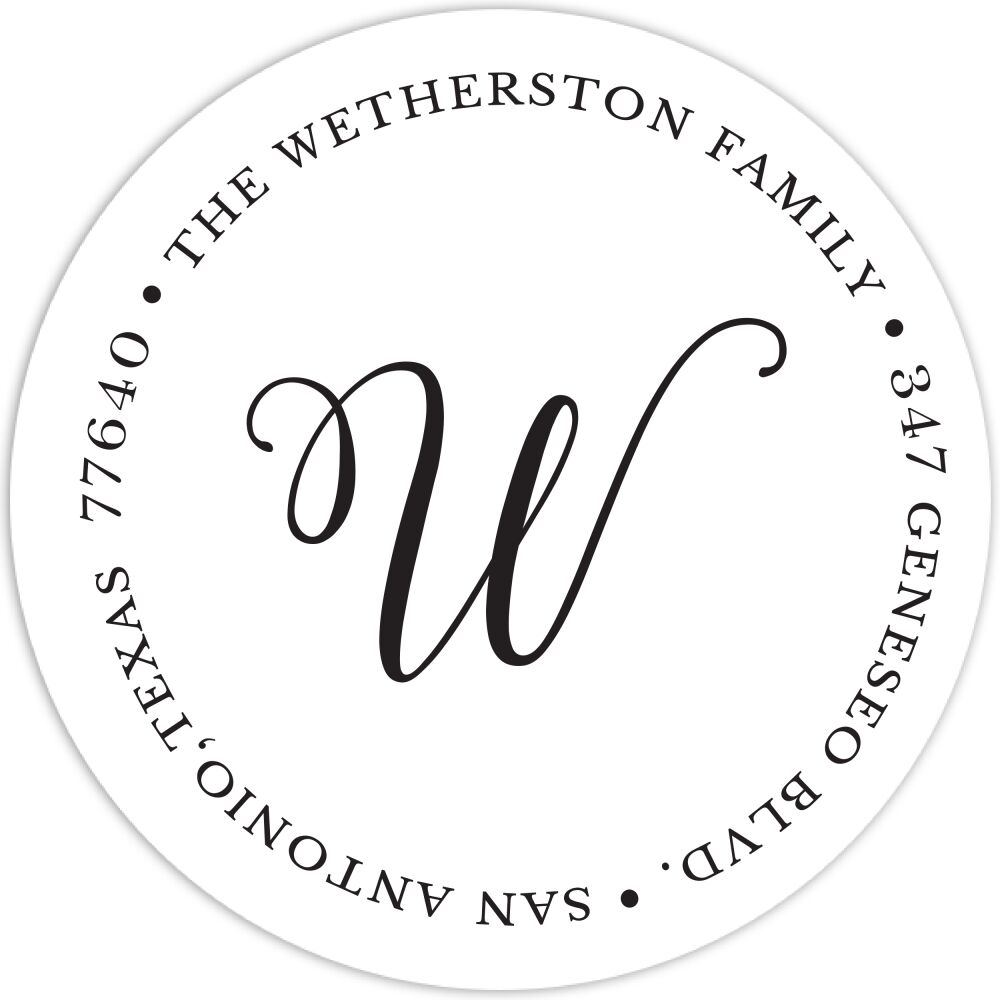 Floral Fiesta Return Address Sticker