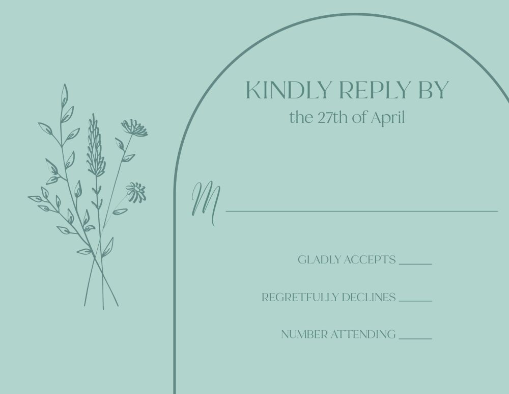 Fronds Reply Card