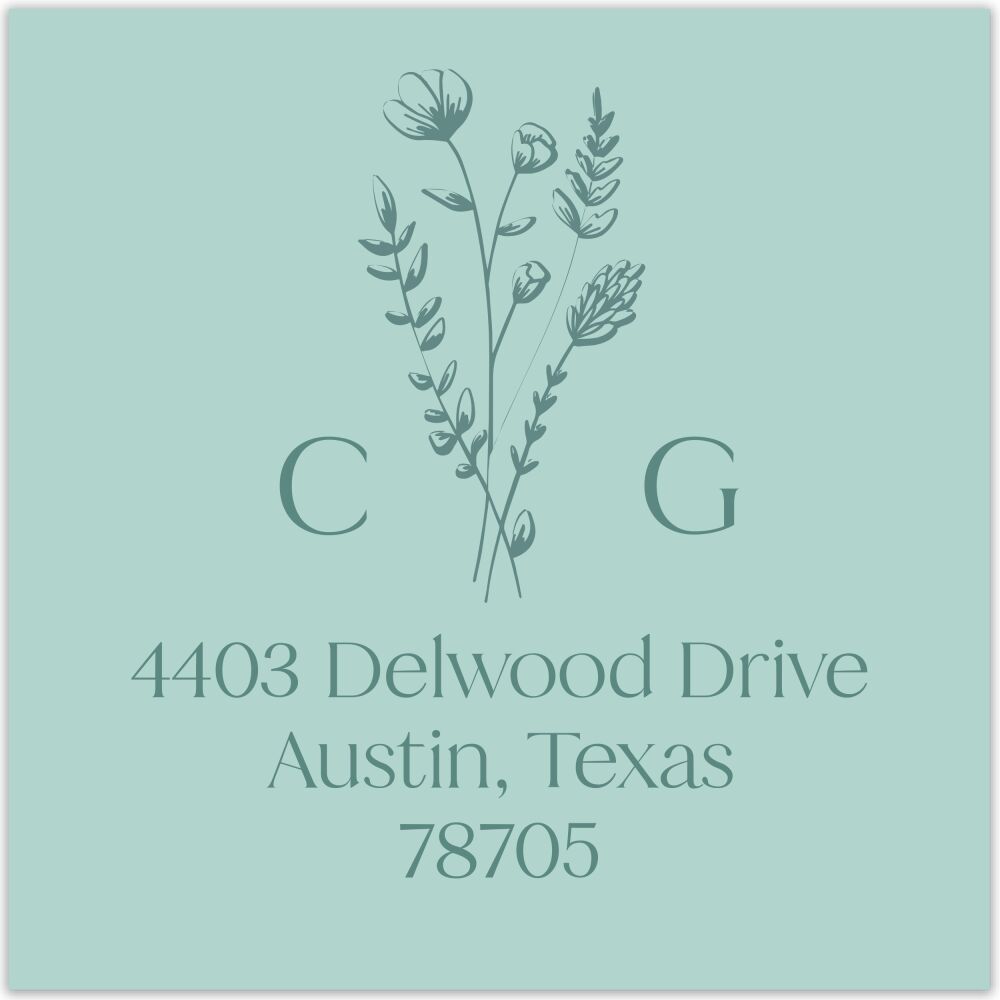 Fronds Return Address Label