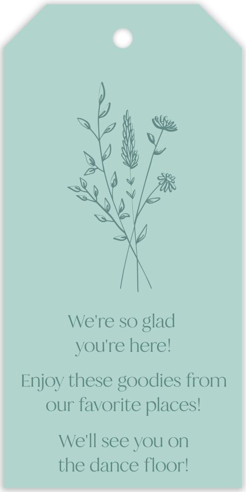 Fronds Hanging Gift Tag