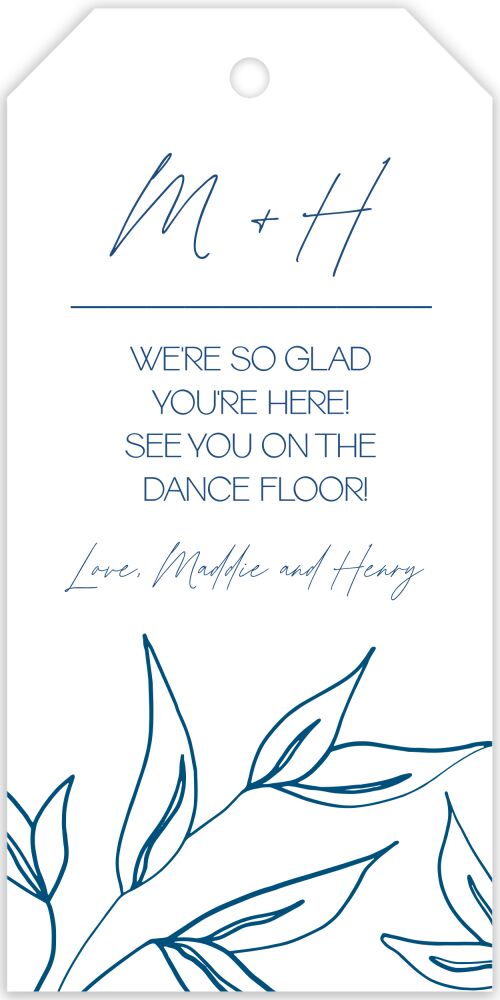 Light Leaves Hanging Gift Tag