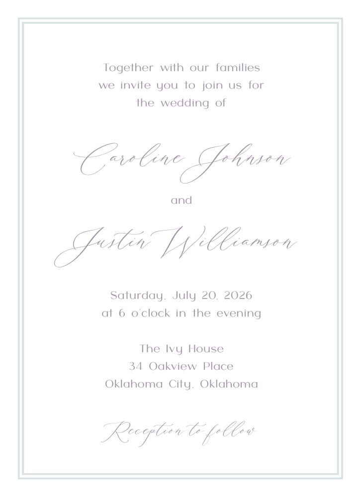 Neutral Buds Invitation